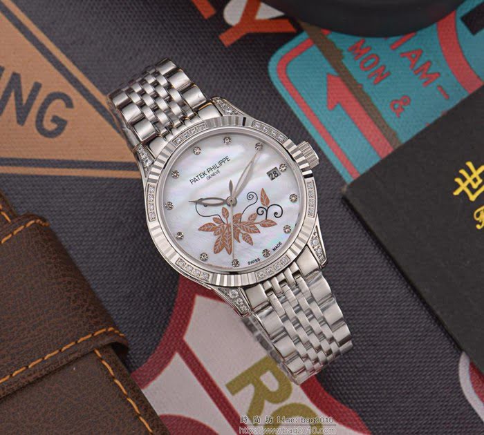 百達翡麗PATEK PHILPPE 最新上市 超強防水 日本進口8215全自動機械機芯 女士精品腕表  wssb3549